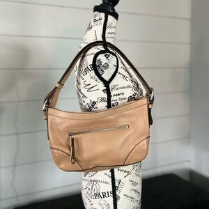 COACH East/West DUFFLE LEATHER HANDBAG Saddle Color K0993-Z14700